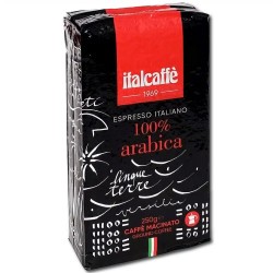 Café moulu Italcaffe 100% Arabica 250g | Café Moka ou Filltre