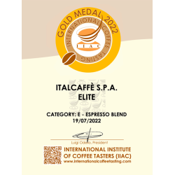 Certificato Gold Medal Caffè in grani Elite italcaffè 1kg | Espresso Italiano | Chicchi di caffè | Miglior caffè Espresso Bar