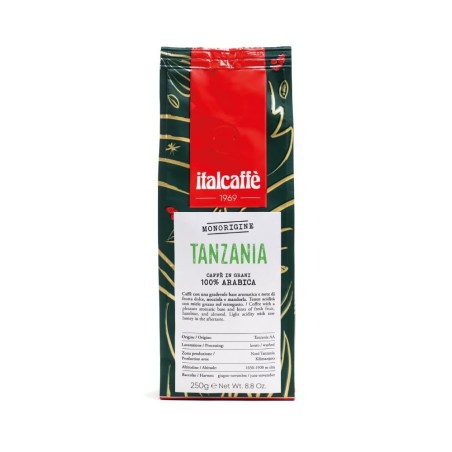 Caffè in grani Tanzania Arabica 250 g Italcaffè Espresso Bar