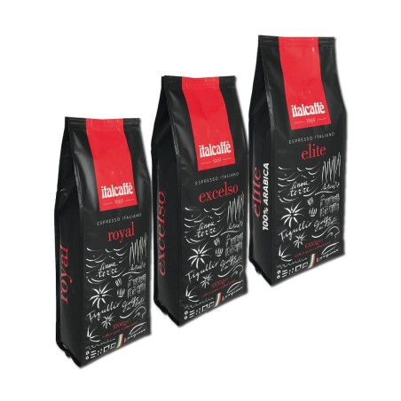 Café en grains Expresso Italcaffè TRIS TOP BAR - 3 x 1kg Espresso - It